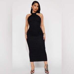 NWT Distressed Diva Midi Dress